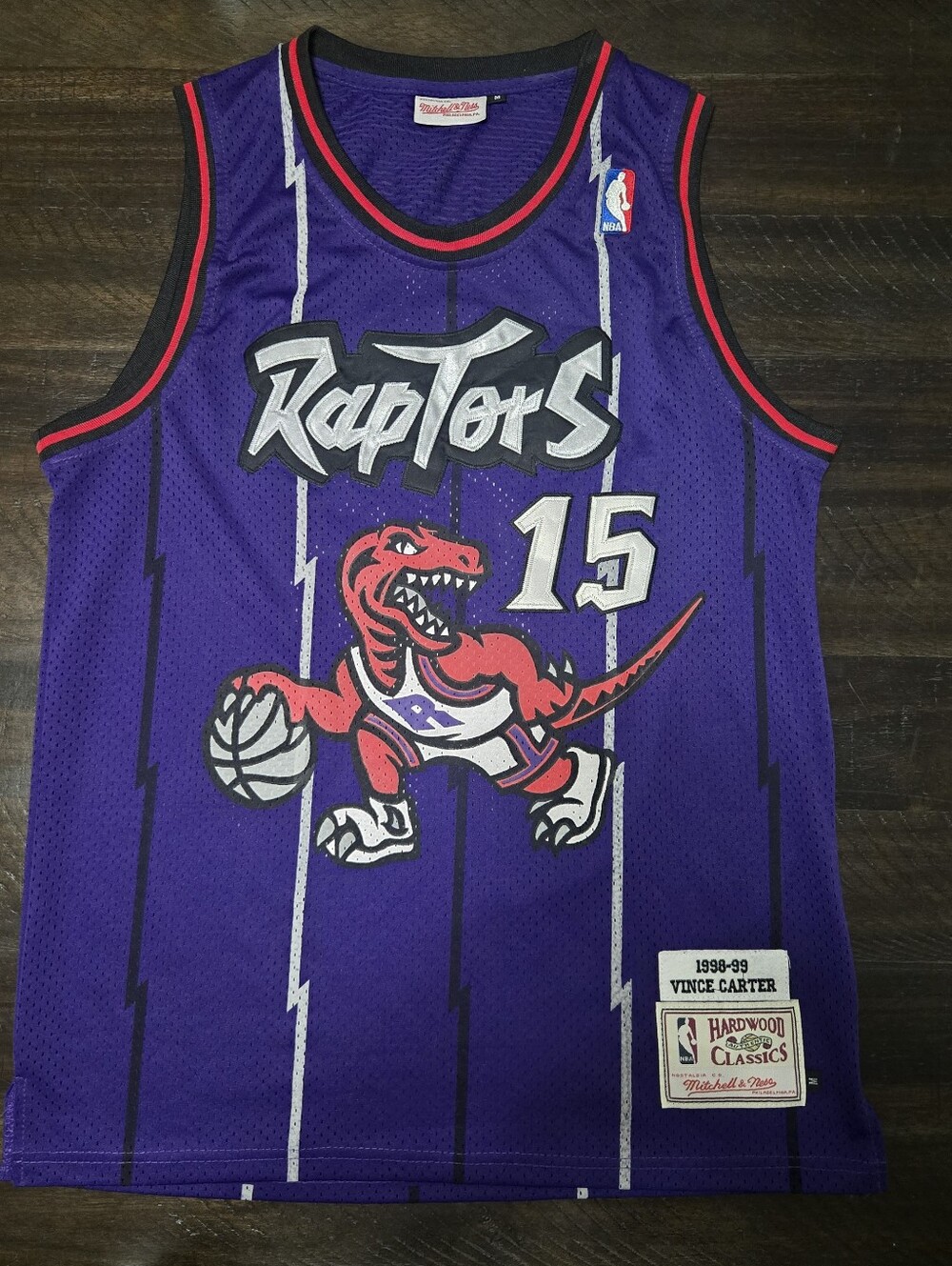 Mitchell & Ness Toronto Raptors VINCE CARTER 98-99’ Swingman Jersey Adult Medium